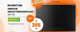 Expert Inventum Inbouw inductiekookplaat IKI7735 aanbieding
