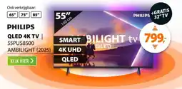 Expert PHILIPS Qled 4K TV aanbieding