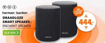 Expert Harman/kardon Draadloze smart speaker aanbieding