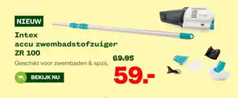 Welkoop Intex accu zwembadstofzuiger ZR 100 aanbieding