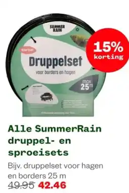 Welkoop Alle SummerRain druppel en sproeisets aanbieding