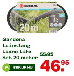 Welkoop Gardena tuinslang Liano Life Set 20 meter aanbieding