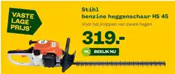 Welkoop Stihl benzine heggenschaar HS 45 aanbieding