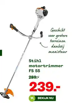 Welkoop Stihl motortrimmer FS 55 aanbieding
