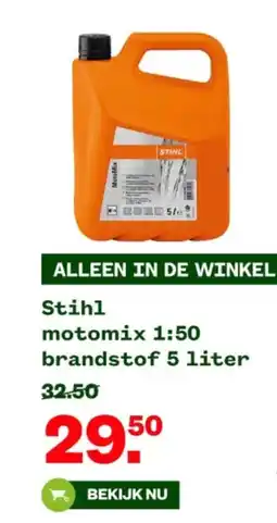 Welkoop Stihl motomix 1:50 brandstof aanbieding