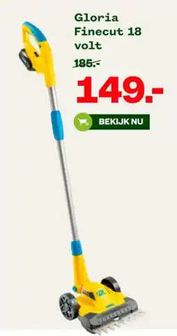 Welkoop Gloria Finecut 18 volt aanbieding