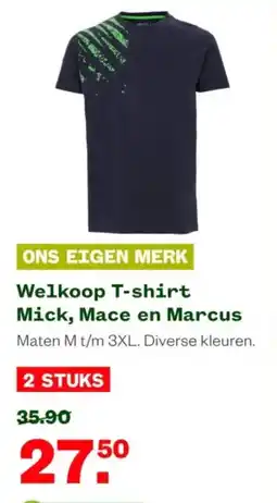 Welkoop Welkoop T-shirt Mick, Mace en Marcus aanbieding