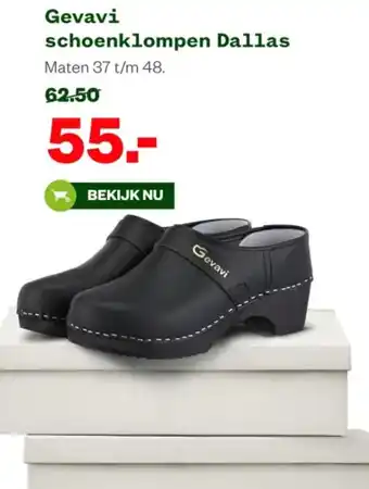 Welkoop Gevavi schoenklompen Dallas aanbieding