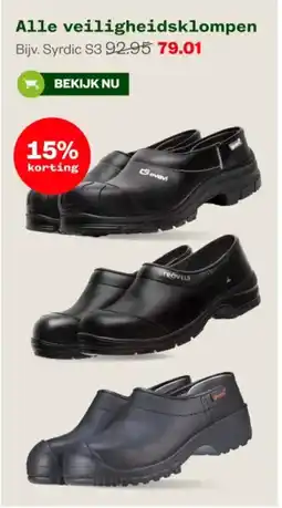 Welkoop Alle veiligheidsklompen aanbieding