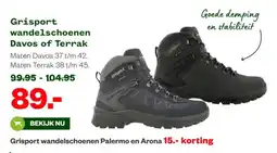 Welkoop Grisport wandelschoenen Davos of Terrak aanbieding