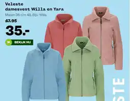 Welkoop Veleste damesvest Willa en Yara aanbieding