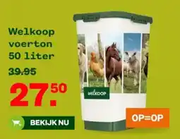 Welkoop Welkoop voerton aanbieding