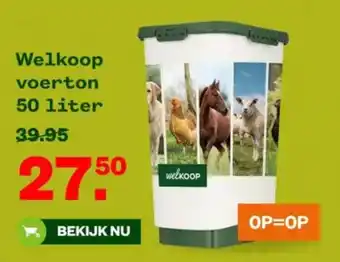 Welkoop Welkoop voerton aanbieding