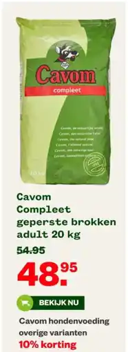Welkoop Cavom Compleet geperste brokken adult aanbieding