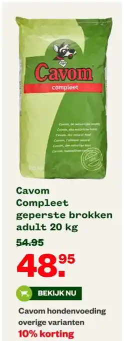 Welkoop Cavom Compleet geperste brokken adult aanbieding