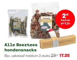 Welkoop Alle Beeztees hondensnacks aanbieding