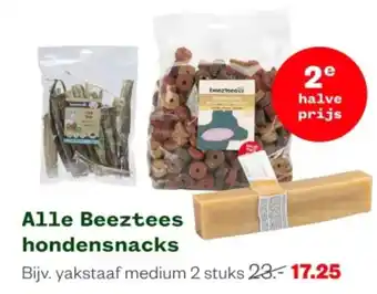 Welkoop Alle Beeztees hondensnacks aanbieding