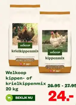 Welkoop Welkoop kippen of krielkippenmix aanbieding