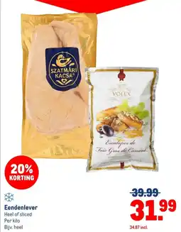 Makro Eendenlever aanbieding