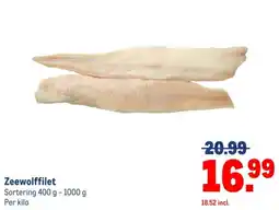 Makro Zeewolffilet Sortering aanbieding