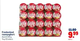 Makro Frankenland roomyoghurt aanbieding