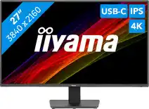 Bol.com iiyama ProLite XU2792UHSU-B6 - 27 Inch - IPS - 4K - USB-Hub aanbieding
