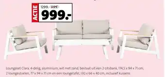 Intratuin Loungeset Clara 4-delig aanbieding