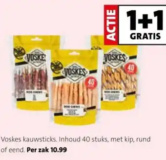 Intratuin Voskes kauwsticks aanbieding