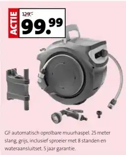 Intratuin GF automatisch oprolbare muurhaspel. aanbieding
