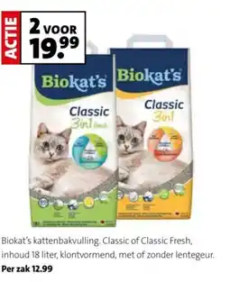 Intratuin Biokat's kattenbakvulling aanbieding