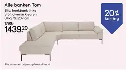 Leen Bakker Alle banken Tom aanbieding
