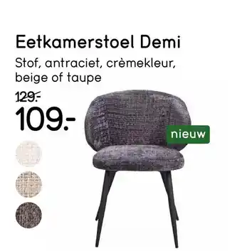 Leen Bakker Eetkamerstoel Demi aanbieding
