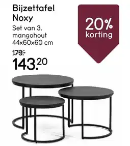 Leen Bakker Bijzettafel Noxy aanbieding