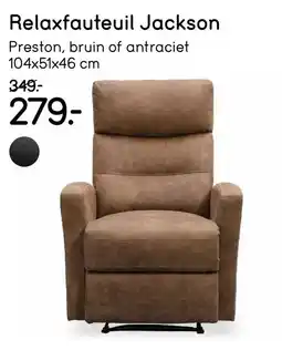 Leen Bakker Relaxfauteuil Jackson aanbieding