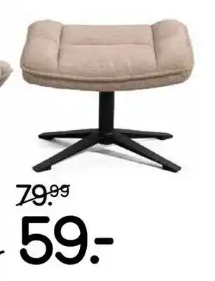 Leen Bakker Bijpassende hocker aanbieding