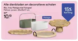 Leen Bakker Alle dienbladen en decoratieve schalen aanbieding