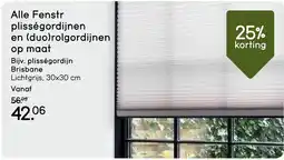 Leen Bakker Alle Fenstr plisségordijnen en (duo)rolgordijnen op maat aanbieding