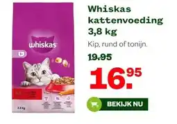 Welkoop Whiskas kattenvoeding 3,8 kg aanbieding