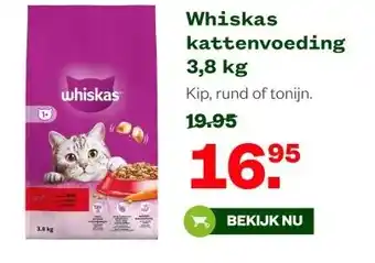 Welkoop Whiskas kattenvoeding 3,8 kg aanbieding