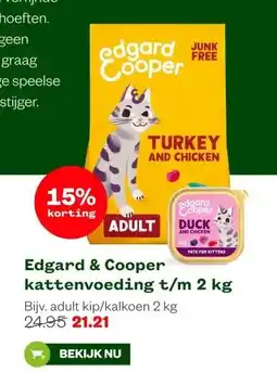 Welkoop Edgard & Cooper kattenvoeding t/m 2 kg aanbieding
