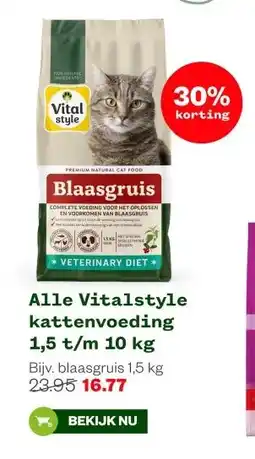 Welkoop Alle Vitalstyle kattenvoeding 1,5 t/m 10 kg aanbieding
