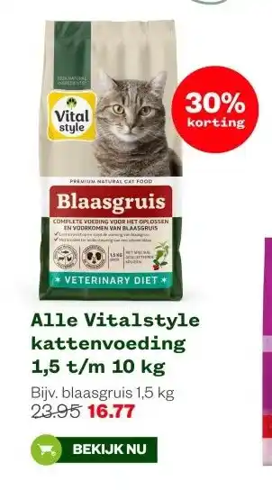 Welkoop Alle Vitalstyle kattenvoeding 1,5 t/m 10 kg aanbieding