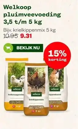 Welkoop Welkoop pluimveevoeding 3,5 t/m 5 kg aanbieding