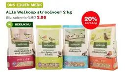 Welkoop Alle Welkoop strooivoer 2 kg aanbieding