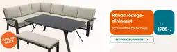 Van der Garde tuinmeubelen Rondo lounge- diningset aanbieding