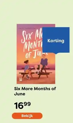 The Read Shop Six More Months of June aanbieding