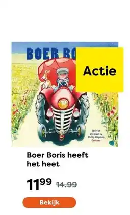 The Read Shop Boer Boris heeft het heet aanbieding