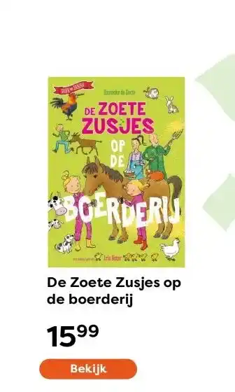 The Read Shop De Zoete Zusjes op de boerderij aanbieding