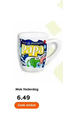 The Read Shop Mok Vaderdag aanbieding