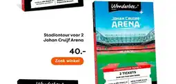 The Read Shop Stadiontour voor 2 Johan Cruijf Arena aanbieding